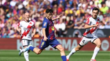 تغييرات في ترتيب الدوري الإسباني عقب فوز برشلونة على رايو فاليكانو